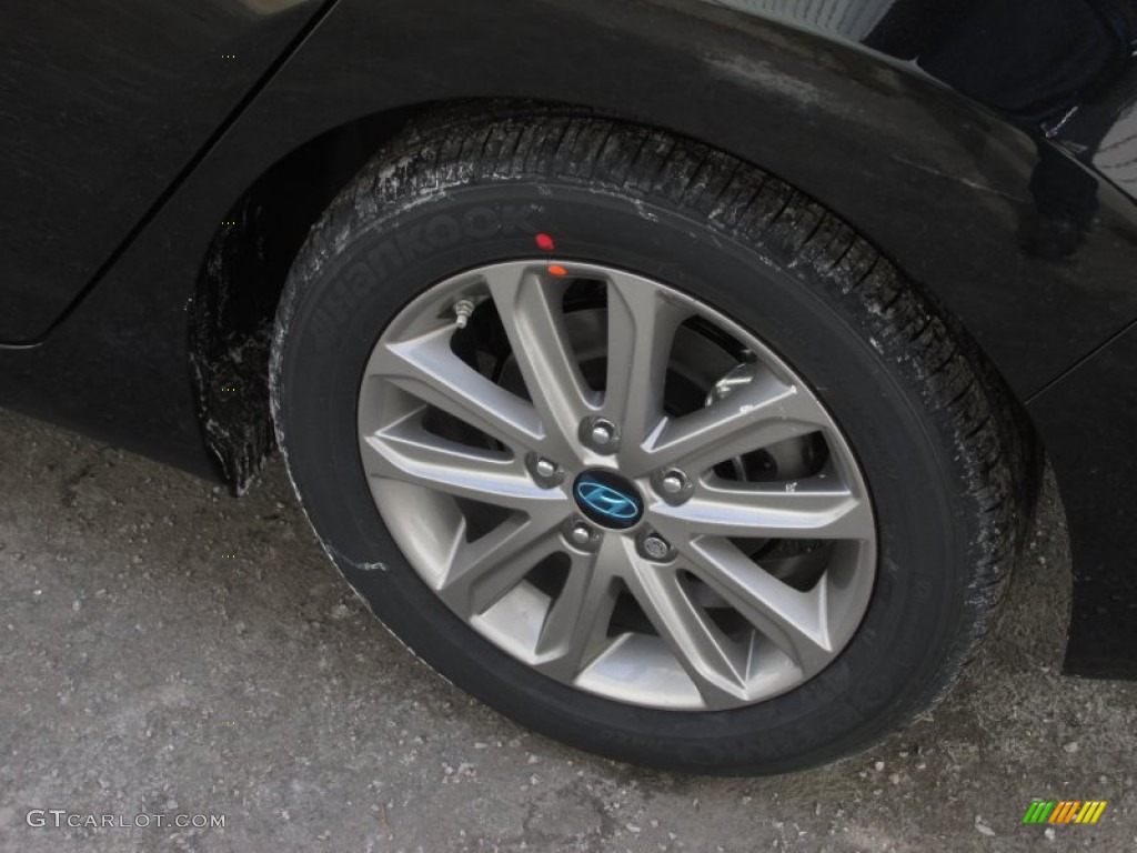 2014 Elantra SE Sedan - Black / Gray photo #5