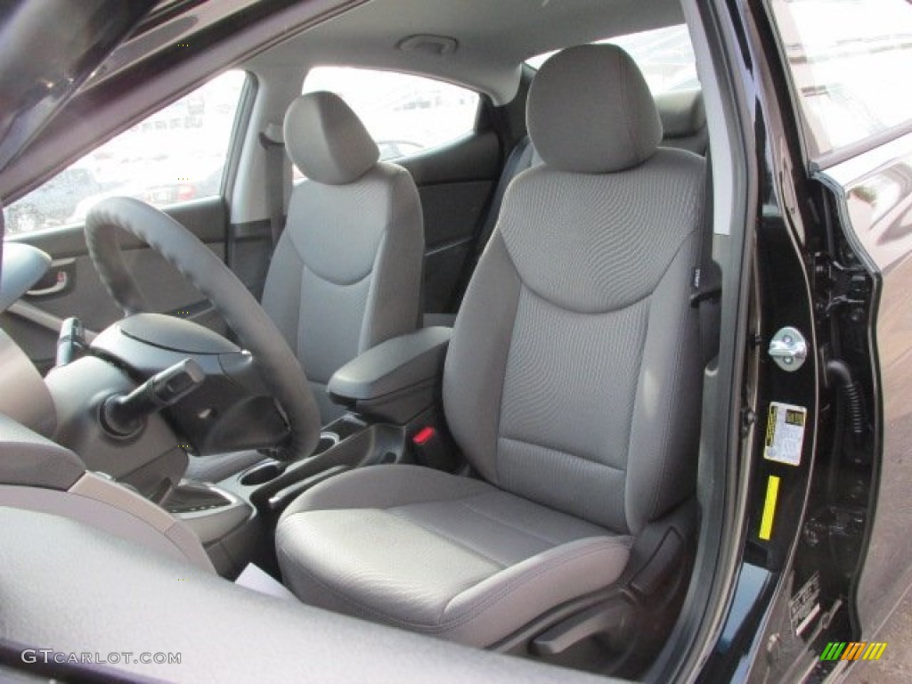 2014 Elantra SE Sedan - Black / Gray photo #9