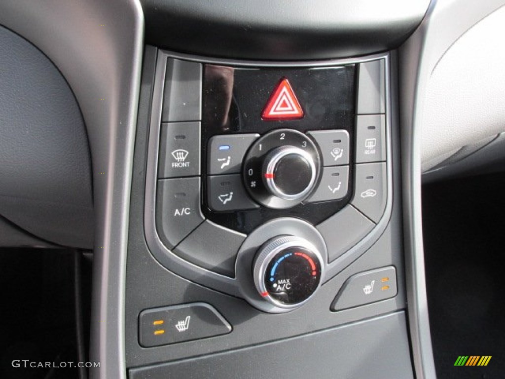 2014 Elantra SE Sedan - Black / Gray photo #11