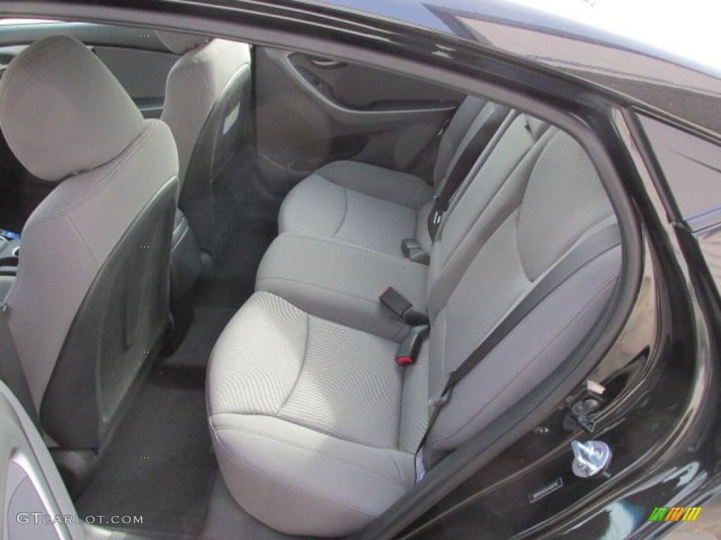 2014 Elantra SE Sedan - Black / Gray photo #14