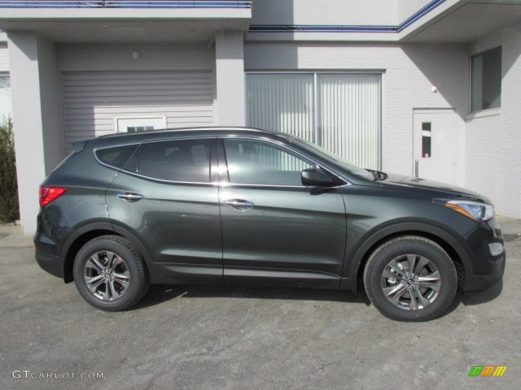 Juniper Green 2014 Hyundai Santa Fe Sport AWD Exterior Photo #91206275