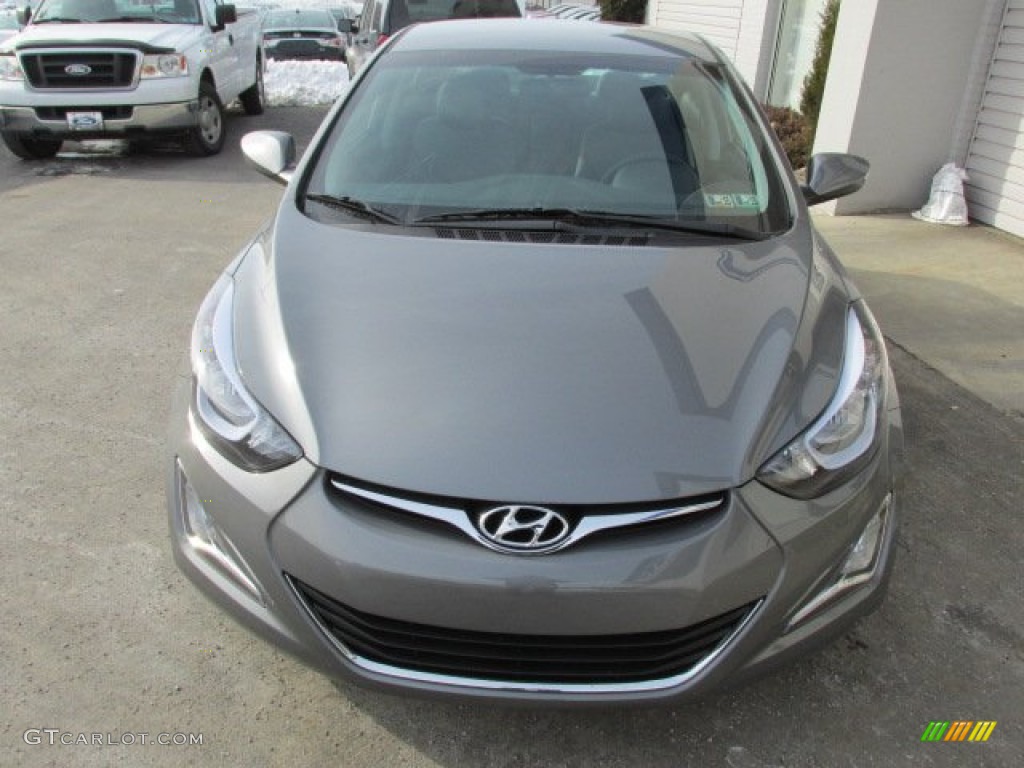 2014 Elantra SE Sedan - Gray / Gray photo #3
