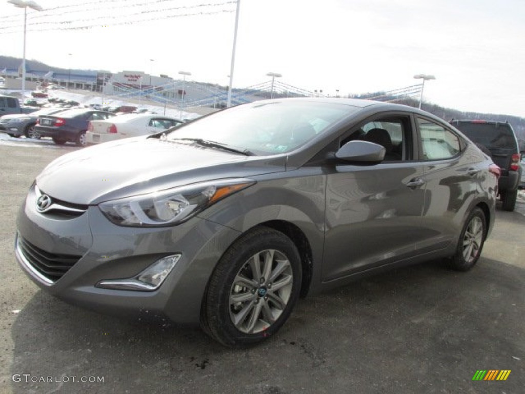 2014 Elantra SE Sedan - Gray / Gray photo #4