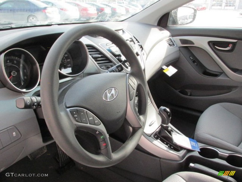 2014 Elantra SE Sedan - Gray / Gray photo #7