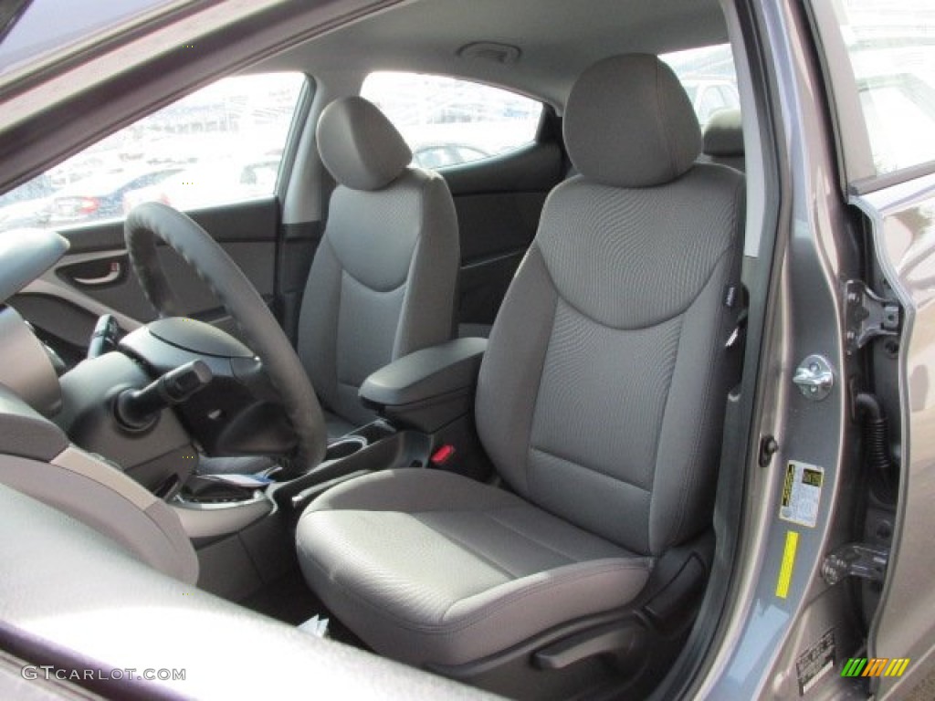 2014 Elantra SE Sedan - Gray / Gray photo #9