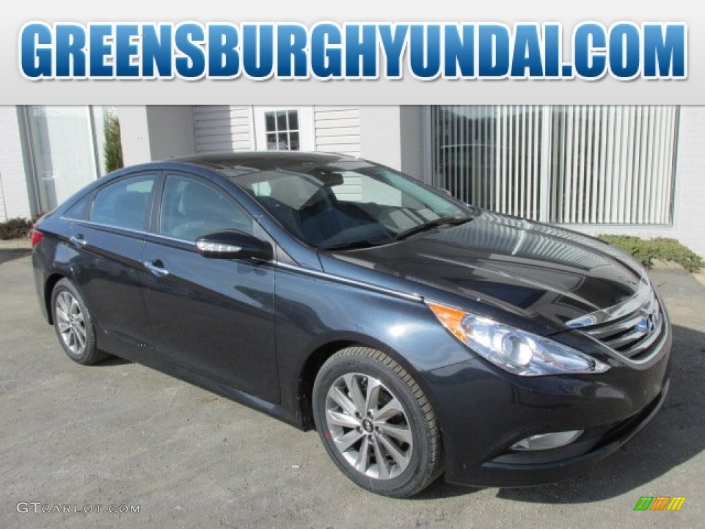 2014 Sonata Limited - Pacific Blue Pearl / Gray photo #1