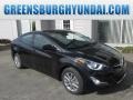 2014 Black Hyundai Elantra SE Sedan  photo #1