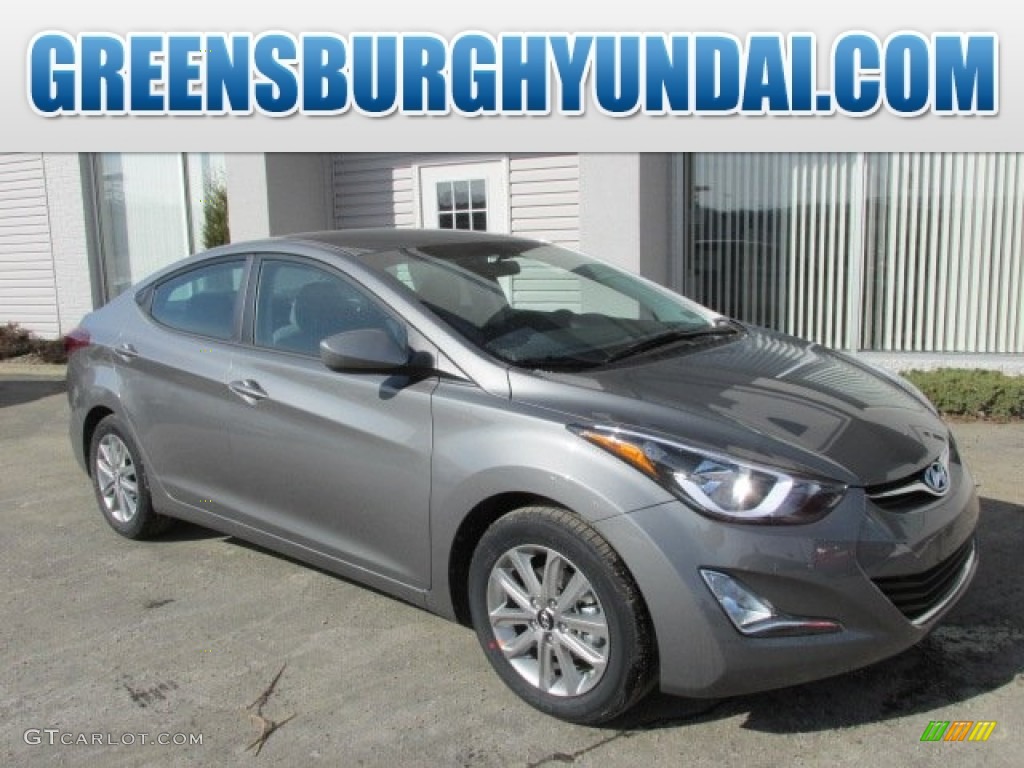 2014 Elantra SE Sedan - Gray / Gray photo #1