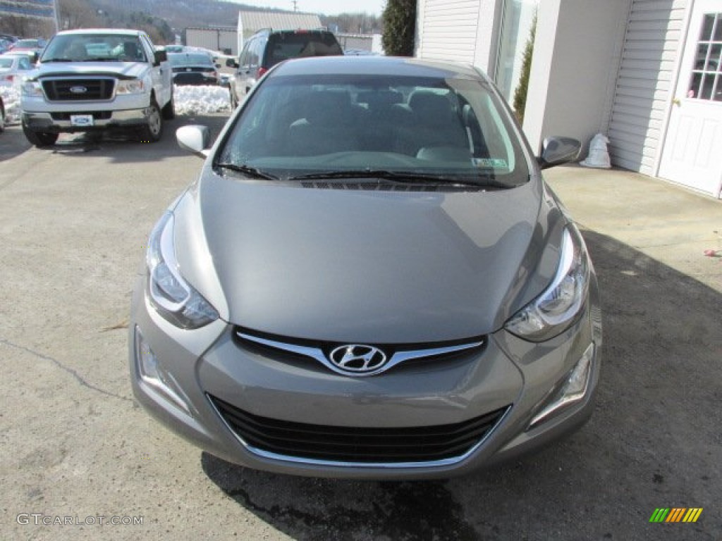 2014 Elantra SE Sedan - Gray / Gray photo #4