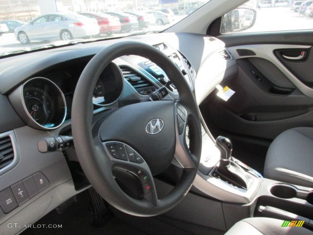 2014 Elantra SE Sedan - Gray / Gray photo #8
