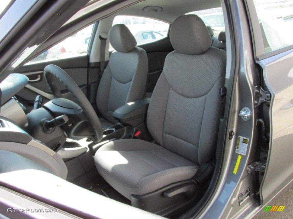 2014 Elantra SE Sedan - Gray / Gray photo #9