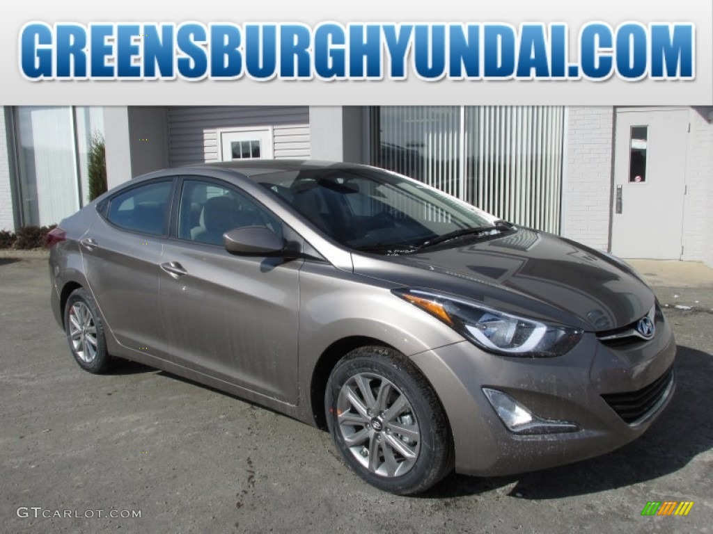 2014 Elantra SE Sedan - Bronze / Beige photo #1