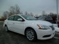 2014 Aspen White Nissan Sentra SV  photo #1