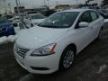 2014 Aspen White Nissan Sentra SV  photo #3