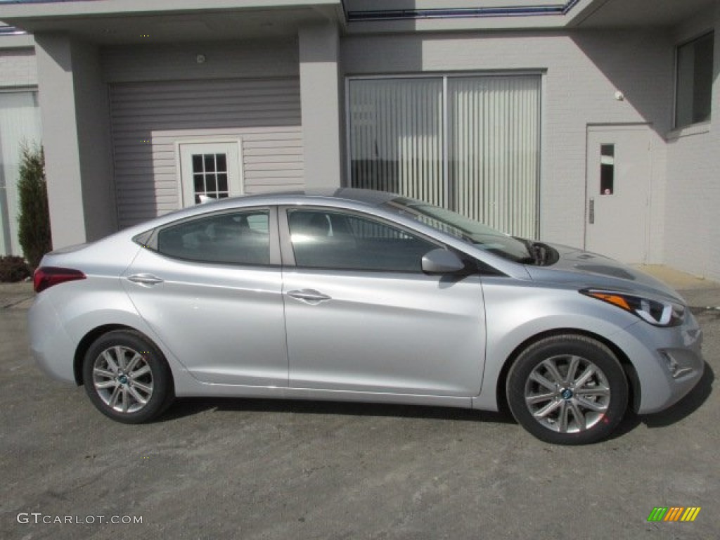 2014 Elantra SE Sedan - Silver / Gray photo #2