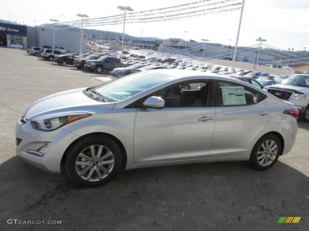 2014 Elantra SE Sedan - Silver / Gray photo #5