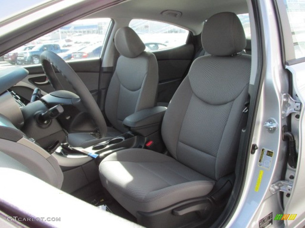 2014 Elantra SE Sedan - Silver / Gray photo #9