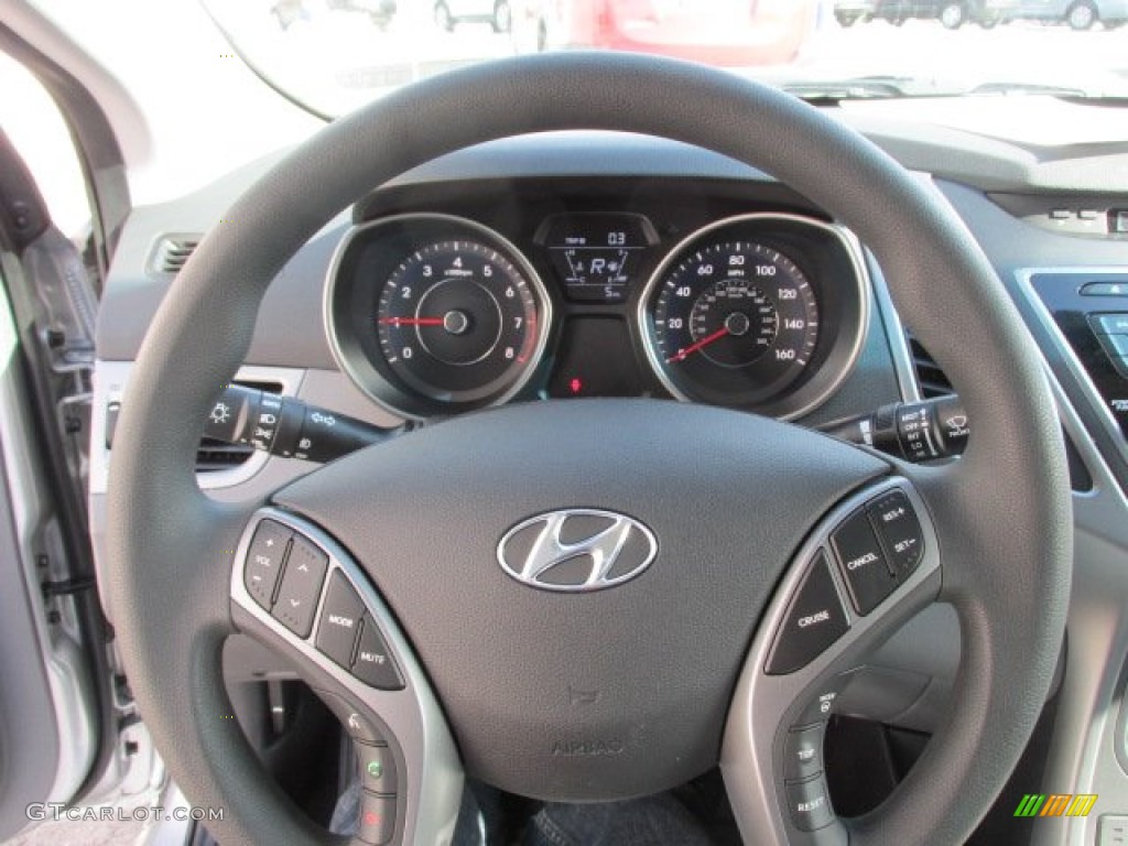 2014 Elantra SE Sedan - Silver / Gray photo #14