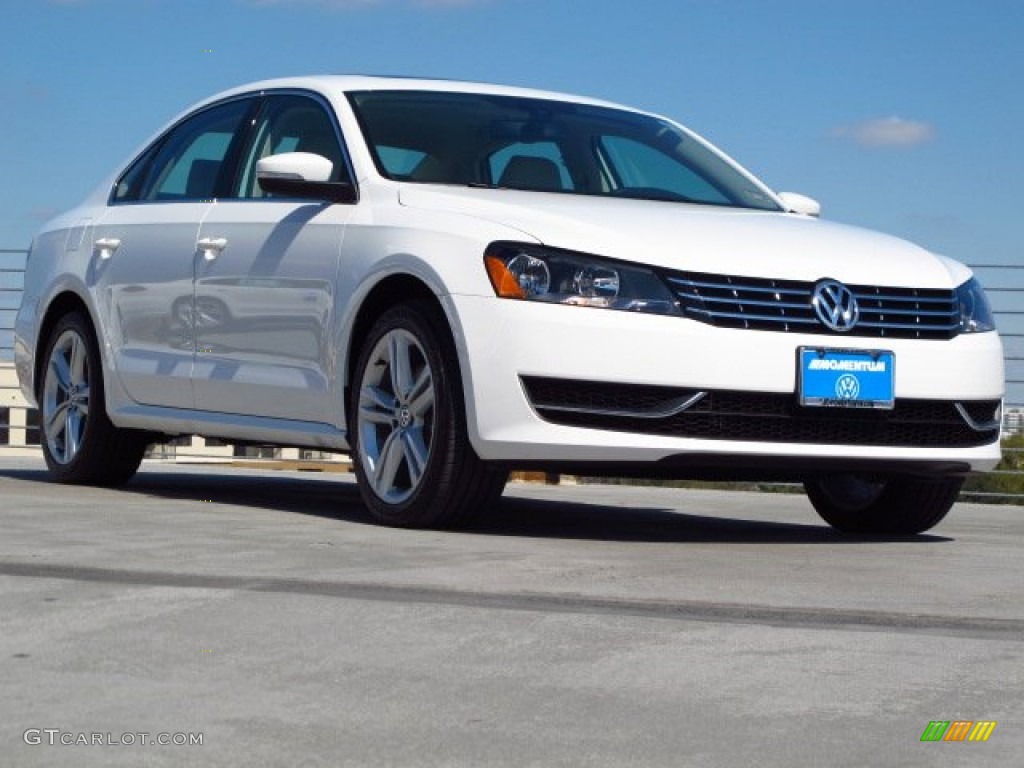 2014 Passat TDI SE - Candy White / Cornsilk Beige photo #1