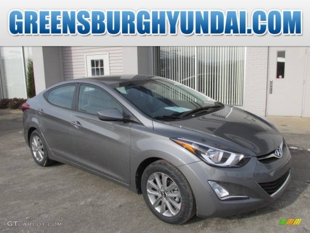 Gray Hyundai Elantra