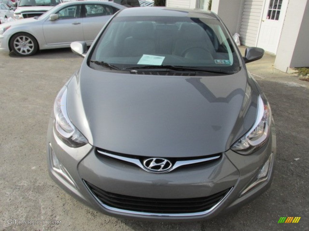 2014 Elantra SE Sedan - Gray / Gray photo #3