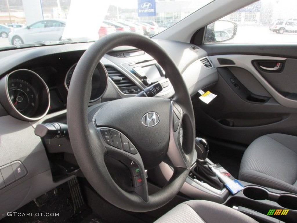 2014 Elantra SE Sedan - Gray / Gray photo #8