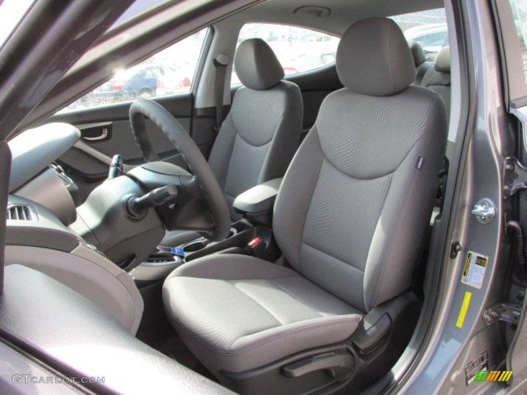 2014 Elantra SE Sedan - Gray / Gray photo #9