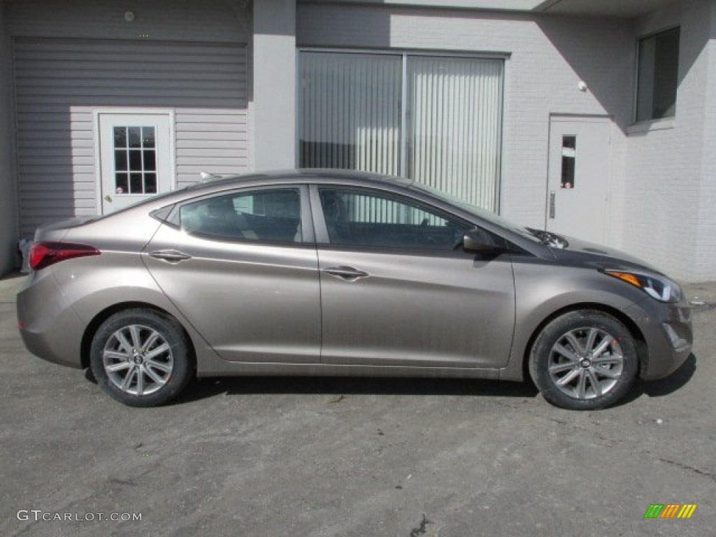 2014 Elantra SE Sedan - Bronze / Beige photo #2