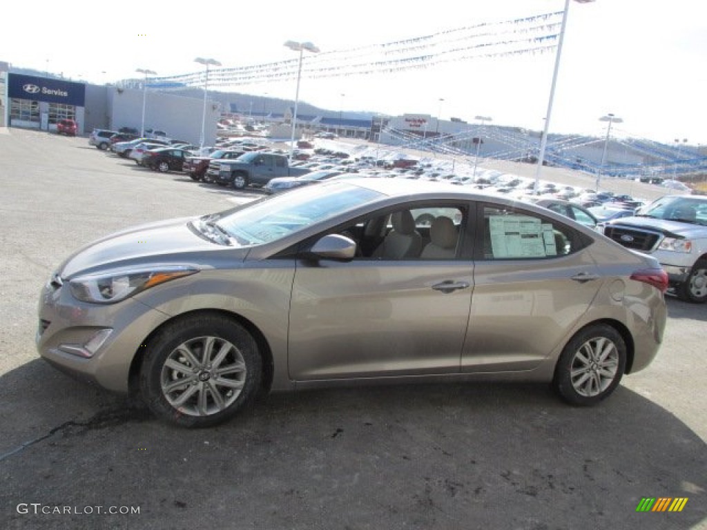 2014 Elantra SE Sedan - Bronze / Beige photo #4