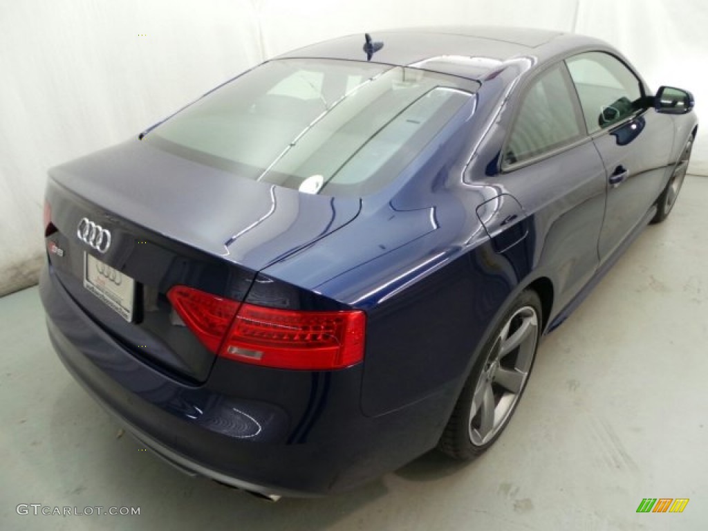 2014 S5 3.0T Premium Plus quattro Coupe - Estoril Blue Crystal / Black photo #6