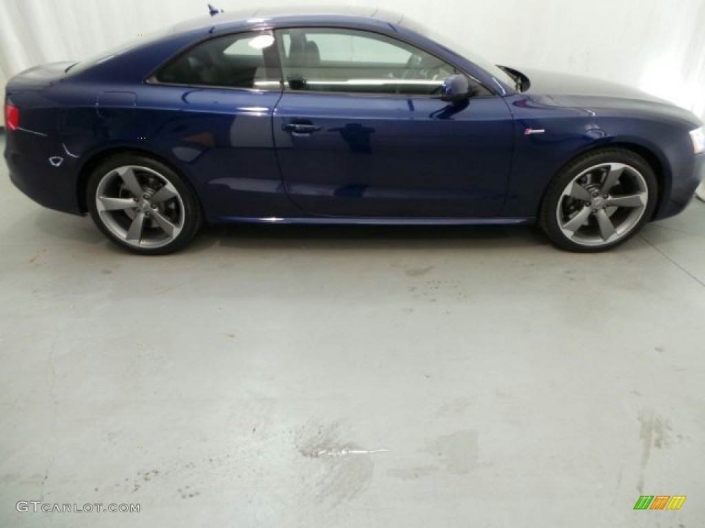 2014 S5 3.0T Premium Plus quattro Coupe - Estoril Blue Crystal / Black photo #7