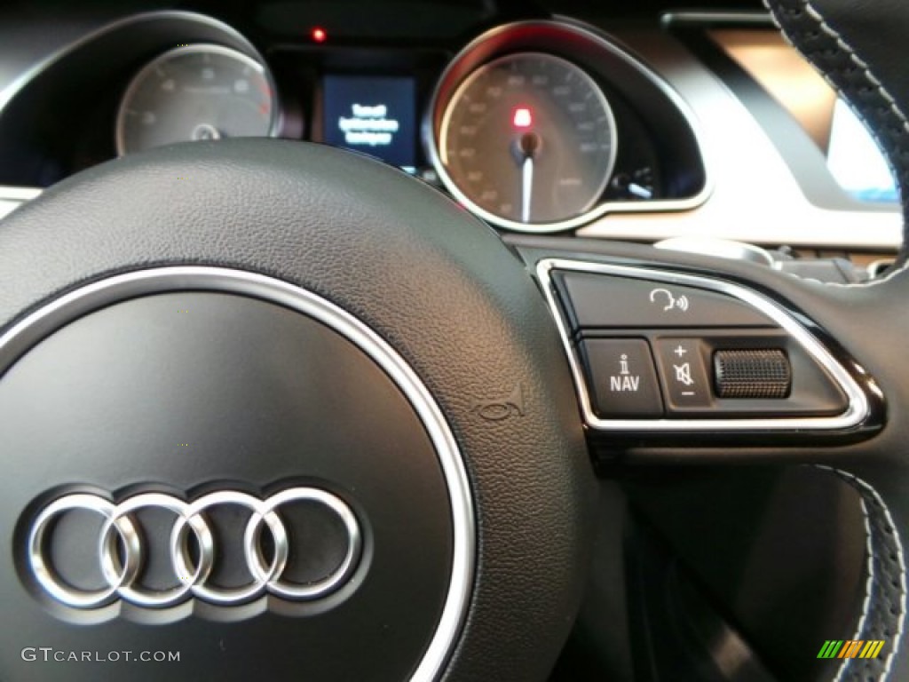 2014 S5 3.0T Premium Plus quattro Coupe - Estoril Blue Crystal / Black photo #31