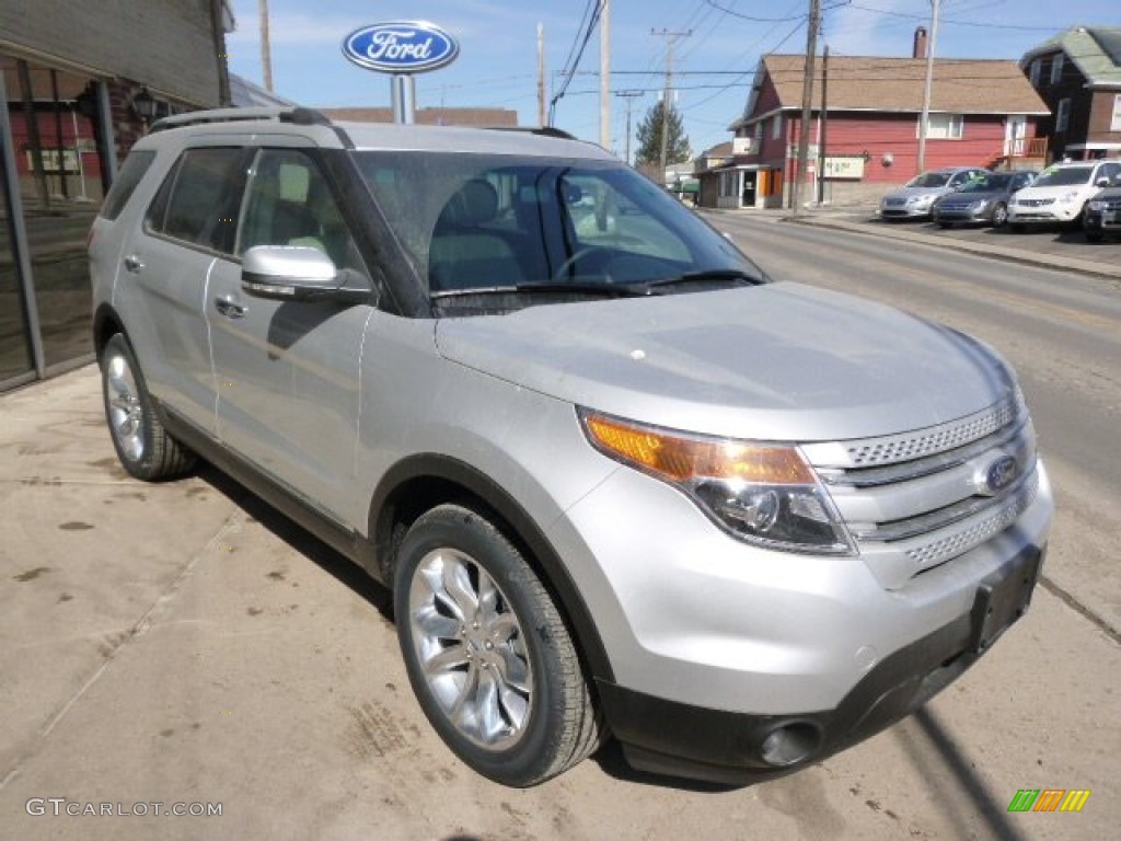 Ingot Silver 2014 Ford Explorer XLT 4WD Exterior Photo #91209985