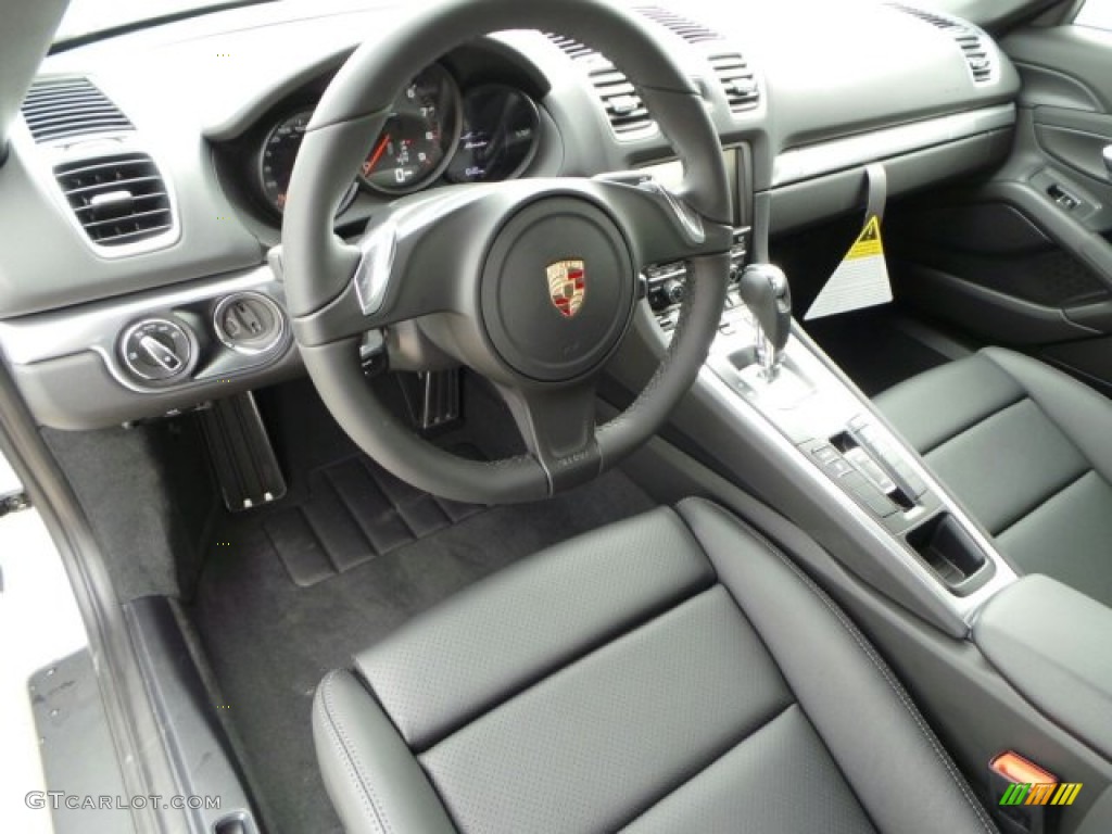 Black Interior 2014 Porsche Boxster Standard Boxster Model Photo #91210771