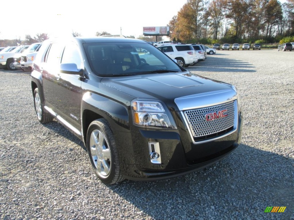 2014 Terrain Denali AWD - Carbon Black Metallic / Jet Black photo #2