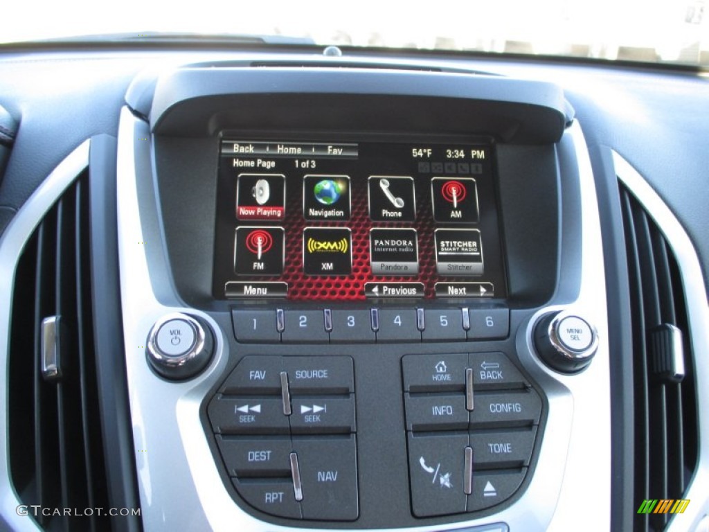 2014 Terrain Denali AWD - Carbon Black Metallic / Jet Black photo #9