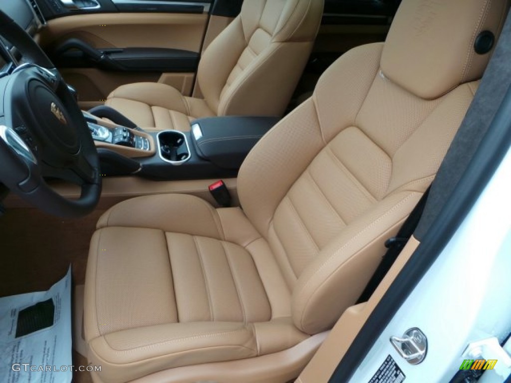 2014 Cayenne Turbo S - White / Espresso/Cognac Natural Leather photo #14