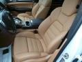 2014 Porsche Cayenne Espresso/Cognac Natural Leather Interior Front Seat Photo