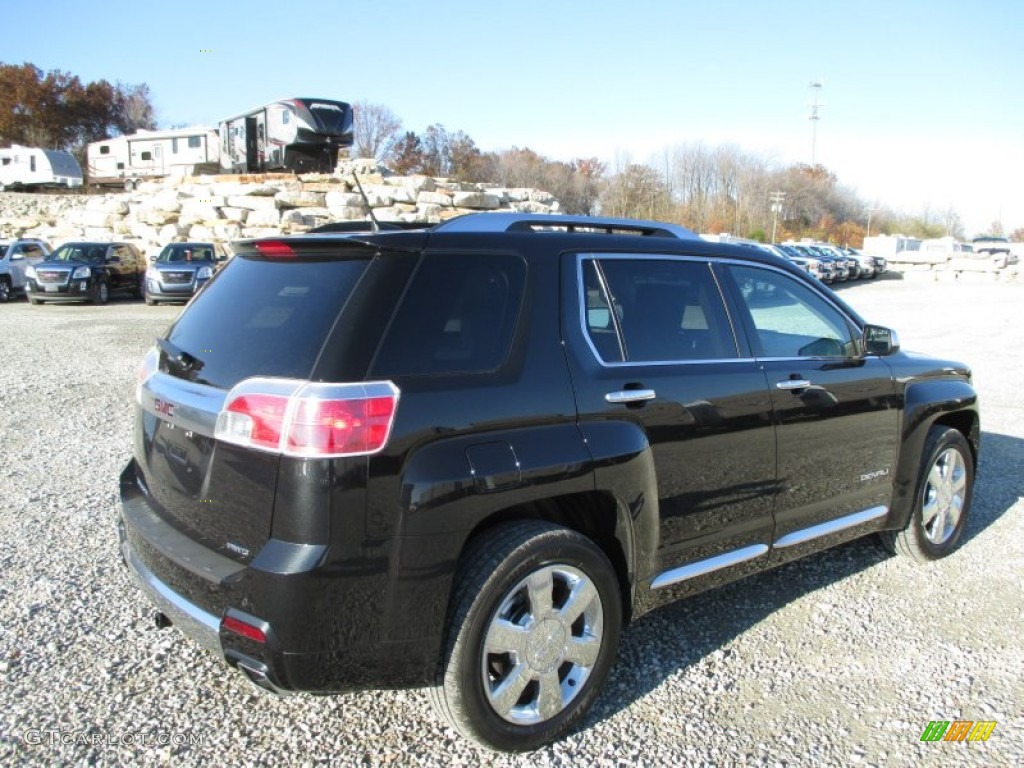 2014 Terrain Denali AWD - Carbon Black Metallic / Jet Black photo #33