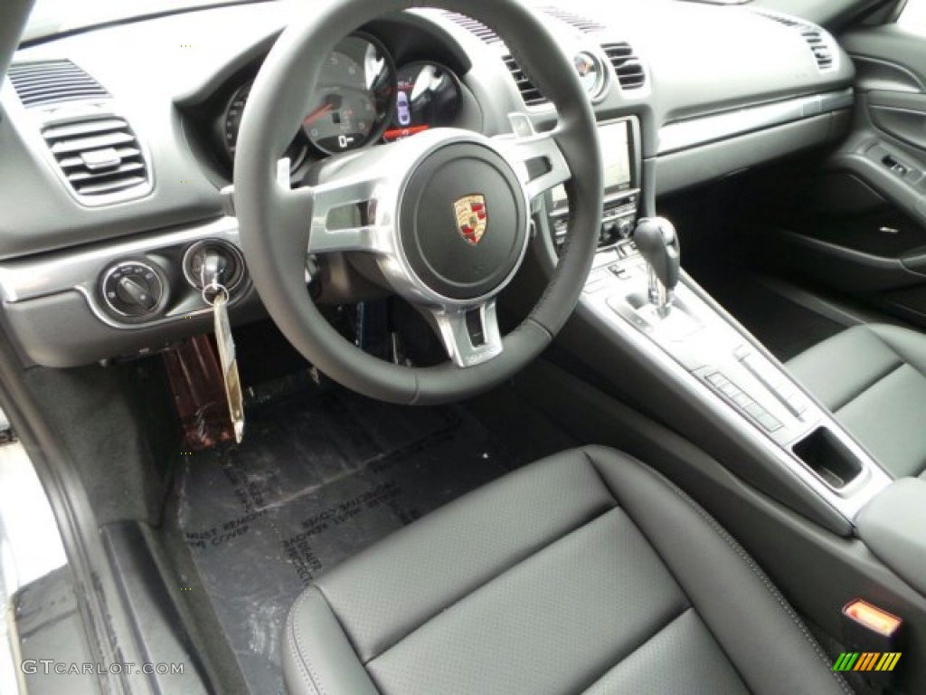 Black Interior 2014 Porsche Cayman S Photo #91212157