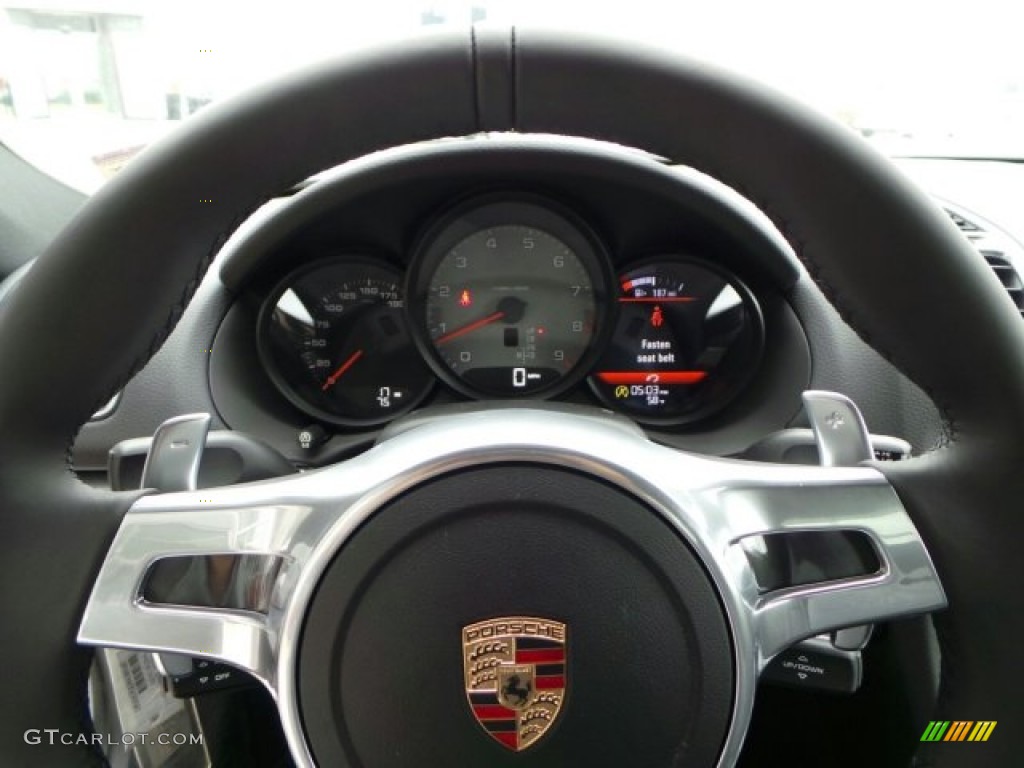 2014 Cayman S - Platinum Silver Metallic / Black photo #19