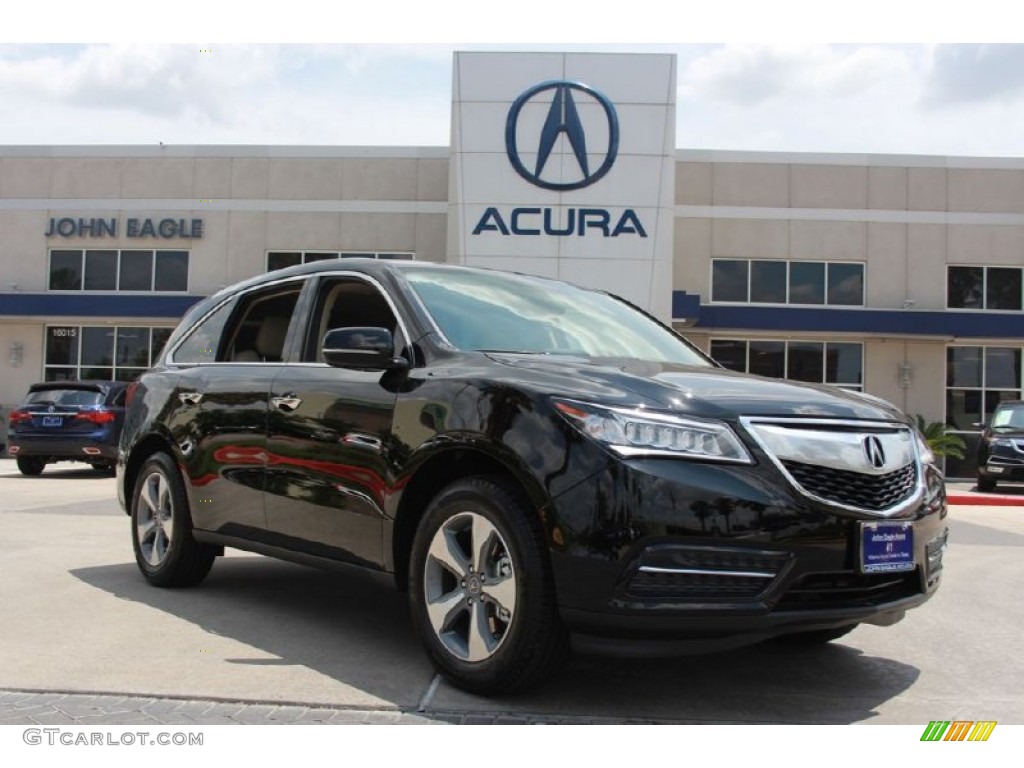 2014 MDX  - Crystal Black Pearl / Parchment photo #1