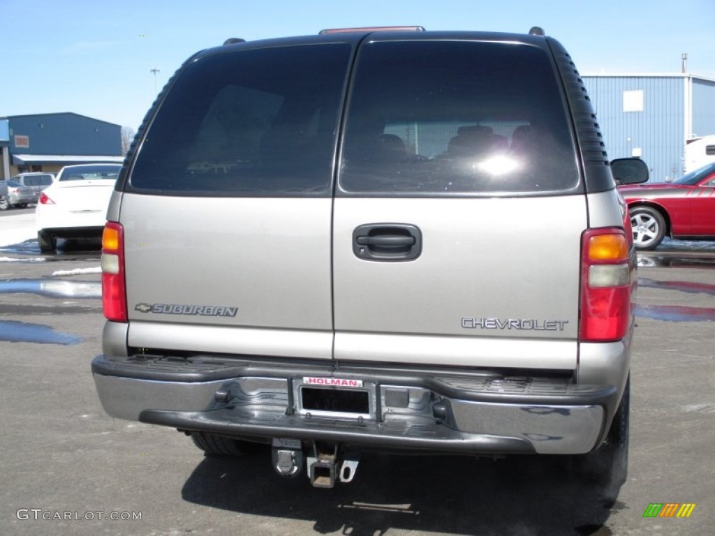 2002 Suburban 1500 LT - Light Pewter Metallic / Graphite/Medium Gray photo #27