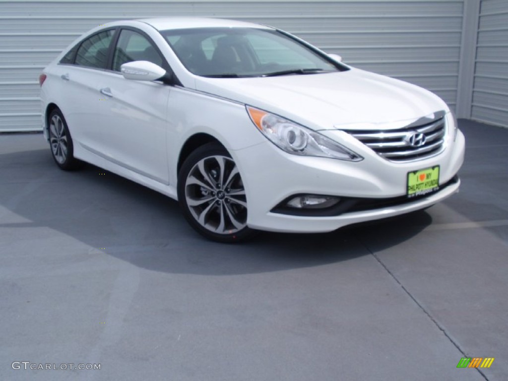 2014 Sonata SE - Pearl White / Black photo #2