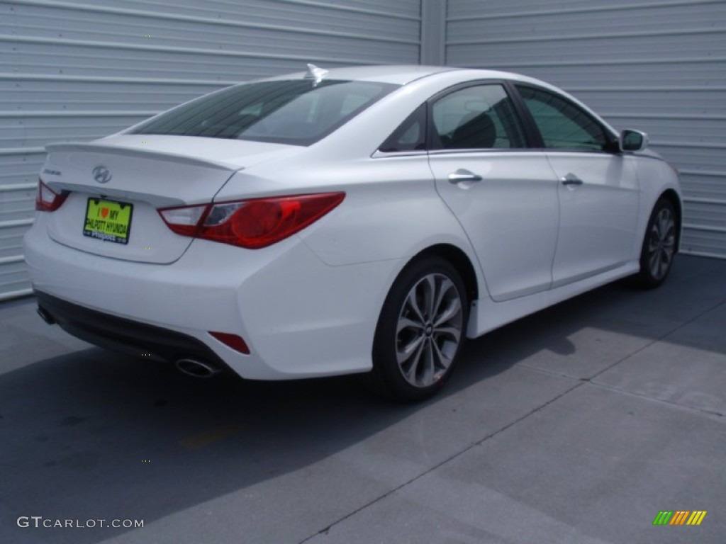 2014 Sonata SE - Pearl White / Black photo #4
