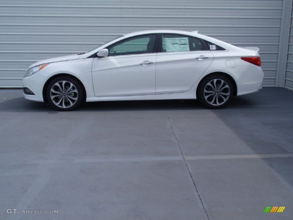 2014 Sonata SE - Pearl White / Black photo #6
