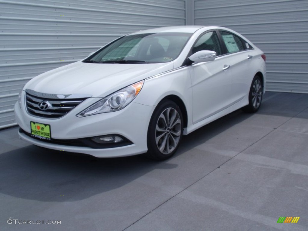 2014 Sonata SE - Pearl White / Black photo #7