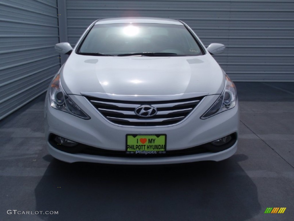 2014 Sonata SE - Pearl White / Black photo #8
