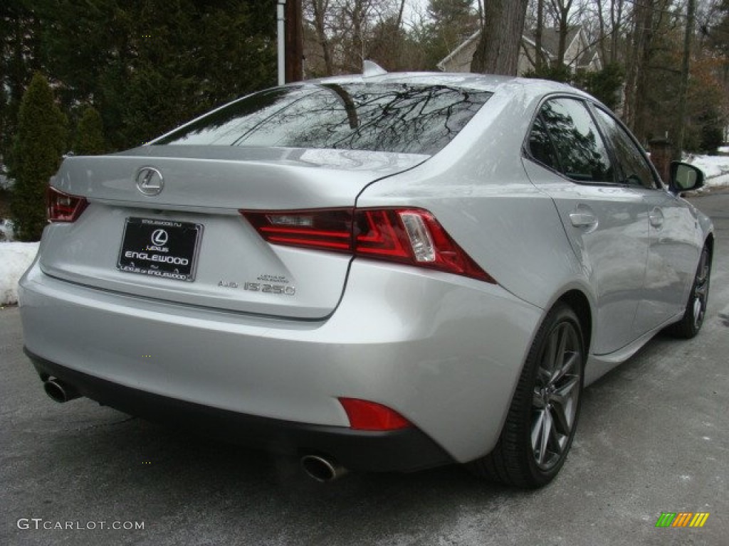 2014 IS 250 F Sport AWD - Silver Lining Metallic / Black photo #2