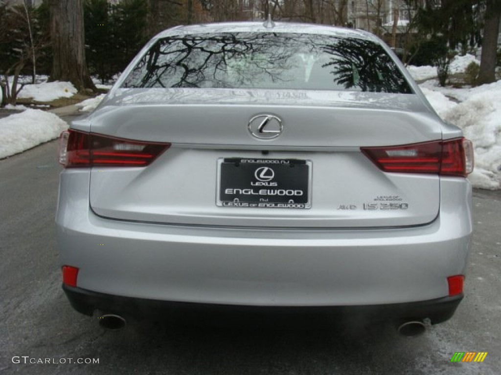 2014 IS 250 F Sport AWD - Silver Lining Metallic / Black photo #3
